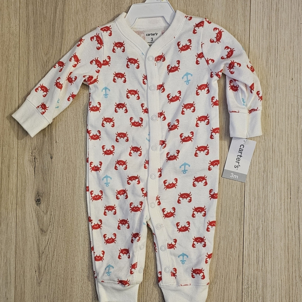 Carter's Crab Print Onesie